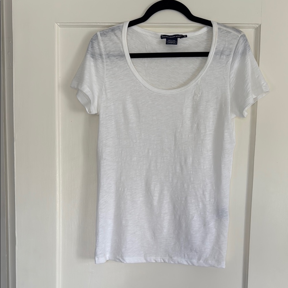 Ralph Lauren White Short Sleeve Tee